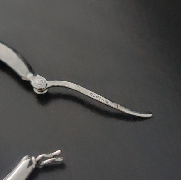 NWT! 925 Sterling Silver Earrings - Picture 3 of 3